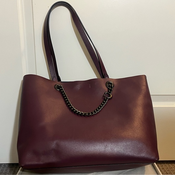 Coach Signature Chain Convertible Tote - Picture 3 of 13